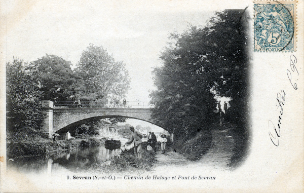 9. Sevran (S.-et-O.) — Chemin de Halage et Pont de Sevran